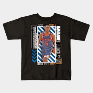 Immanuel Quickley Paper Poster Version 10 Kids T-Shirt